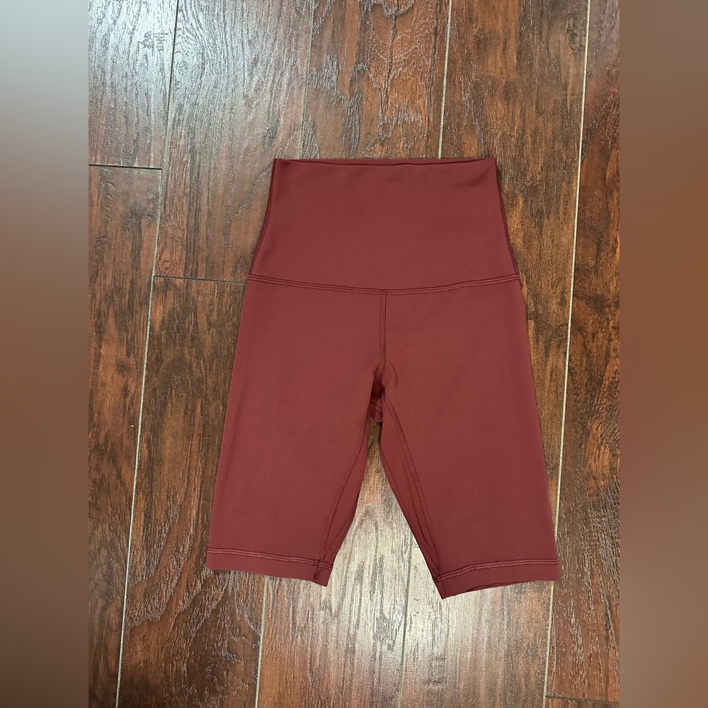 Lululemon Align Size 4 Super High Rise 10" Red Merlot